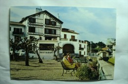 Delcampe - D 64 - Guethary - La Terrasse - (tampon : Hôtel Gurutzia) - Guethary