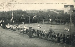 CPA 42 ST CHAMOND INSTITUTION SAINTE MARIE PROCESSION DE LA FETE DIEU  1926 - Saint Chamond