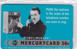 Mercury, MER270, Harry Enfield - Complimentary Push (0800 Phone Number), Mint In Blister. - [ 4] Mercury Communications & Paytelco