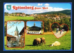 Delcampe - GERMANY  -  Rattenberg  Multi View  Used Postcard As Scans - Straubing