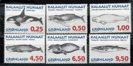 (cl.28 - P20) Groenland ** N° 266 à 271 (ref. Michel Au Dos) - Mammifères Marins - - Ongebruikt