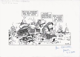 Delcampe - PLANTU (JEAN PLANTURIEUX DIT) 1951 PARIS DESSINATEUR DE PRESSE ET CARICATURISTE AUTOGRAPHE 2000 - Altri & Non Classificati