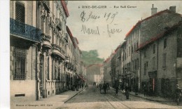 CPA 42 RIVE DE GIER RUE SADI CARNOT 1905 - Rive De Gier