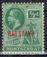 Sello War Stamp 1/2 D MONTSERRAT  * - Montserrat