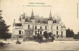 Delcampe - Depts Div - Maine Et Loire -ref AA107 - Chemille -  Chateau De L Echo  - Theme Chateaux  - Carte Bon Etat - - Chemille