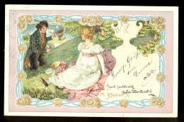 Delcampe - Schubert Illustration / Year 1901 / Old Postcard Circulated - Schubert