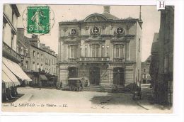 Delcampe - CPA (50) SAINT-LO - Le Théâtre - Animé - (012) - Saint Lo