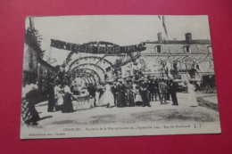 Cp Charlieu Souvenir De La Fete Mutualiste Du 4 Septembre 1904 Rue Des Boulevards - Charlieu