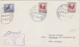 Marion Island 1964 Cover Ca M.V. Cape Town, Ca Marion Island 2 III 64, Signature (21236) - Andere & Zonder Classificatie