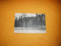 Delcampe - CARTE POSTALE ANCIENNE CIRCULEE DE 1911. / GARCHES.- LES PATINEURS A VILLENEUVE. / CACHETS + TIMBRE. - Garches