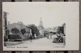 Delcampe - Carte Postale Ancienne Spincourt Rue De La Chapelle - Spincourt