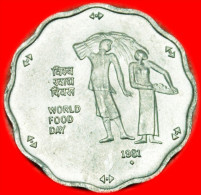 * WORLD FOOD DAY ★ INDIA ★ 10 PAISE 1981! UNC! LOW START★ NO RESERVE! - Indien