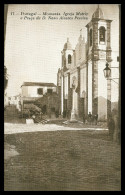 Delcampe - REGUENGOS DE MONSARAZ-Igreja E Praça D. Nuno Alvares Pereira ( Ed. Zambrano Gomes Nº 17) Carte Postale - Evora