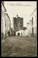 Delcampe - REGUENGOS DE MONSARAZ-Rua Do Castelo E Torre De Menagem( Ed. Zambrano Gomes Nº 19) Carte Postale - Evora
