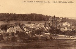 CPA - SAINT-SULPICE-de-FAVIERES (91) - Vue Sur Le Quartier De L'Eglise Du XIII° Siècle - Saint Sulpice De Favieres