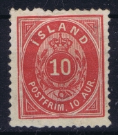 Iceland: 1876 Mi Nr 8 A  Not Used (*)  Perfo 14 : 13,5 - Ungebraucht