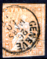Svizzera-016 - 1854 - Y&T: N. 29 (o) - Privo Di Difetti Occulti. - Gebraucht