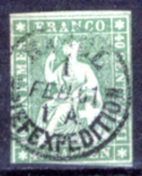 Svizzera-022 - 1854 - Y&T: N. 30 (o) - Privo Di Difetti Occulti. - Used Stamps