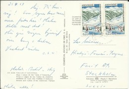 Delcampe - ANDORRA TP CPM SELLOS DEPORTES DE INVIERNO ESQUI SKI - Ski