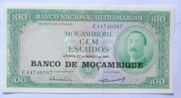 Moçambique AFRICA 100 Escudos Ex-colony Portuguese UNC - Mozambico