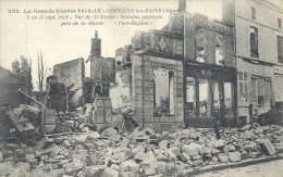 Delcampe - CHAMPAGNE ARDENNE - 51 - MARNE - SEMAISE LES BAINS - Bombardement Septembre 1914 - Maisons Petrolées Près De La Mairie - Sermaize-les-Bains
