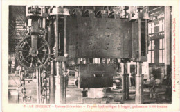 Delcampe - USINE .... LE CREUSOT ... SCHNEIDER ... PRESSE HYDRAULIQUE - Industrie