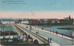 CPA - AK Metz Totenbrücke Pont Des Morts Fort Mosel Moselle Kiosk Strassenbahn Tram Tramway Lothringen Lorraine - Lothringen