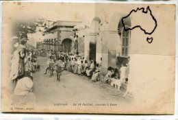 Delcampe - - 15 - Laghouat - ( Algérie ), Le 14 Juillet, Courses à ânes, Splendide, Précurseur, J. Geiser,  BE, Scans. - Laghouat
