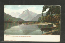 19b * WEESEN * SEEPROMENADE * GLÄRNISCH UND RAUTISPITZ  * 1905  **!! - Weesen