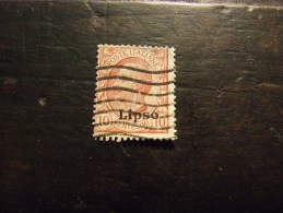 LIPSO 1912 RE 10 C USATO - Egeo (Lipso)