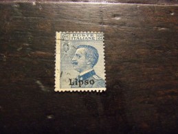 LIPSO 1912 RE 25 C USATO - Egée (Lipso)