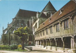 Delcampe - PICARDIE - 60 - OISE - NOYON - CPSM GF Couleur - Bibliothèque Et Abside - Noyon
