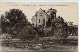 CPA 63 OLLIERGUES CHATEAU DE LA BLANCHISSE 1931 - Olliergues