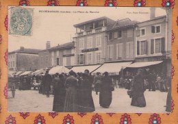 1 Cpa - 40 - Peyrehorade La Place Du Marche - Peyrehorade