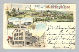 Delcampe - France 68 Altkirch Els. 1899-04-18 Litho M.Marklis - Altkirch