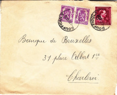 Moins 10% - Belgique - Lettre De 1949 ° - Oblitération Bouffioulx - 1946 -10%