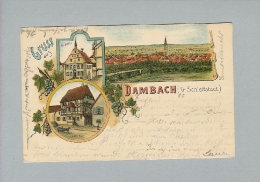France 67 Dambach 1900-08-27 Litho A. Weil Barr - Dambach-la-ville