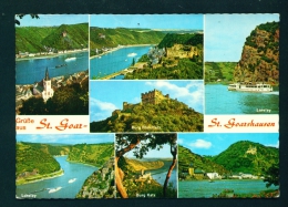 Delcampe - GERMANY  -  St Goar  Multi View  Used Postcard As Scan - St. Goar