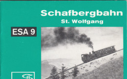 LIVRET GUIDE DU CHEMIN DE FER / SCHAFBERGBAHN ST. WOLFGANG - Automobile & Transport