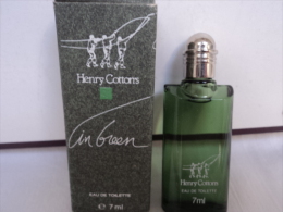 HENRY COTTONS " IN GREEN" MINI EDT 7 ML  LIRE ET VOIR !! - Miniatures Hommes (avec Boite)