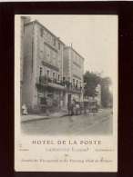 Delcampe - 48 Langogne Hôtel De La Poste Société De Voyageurs Touring Club .. Pas D'éditeur Guilhon Propriétaire Attelage - Langogne