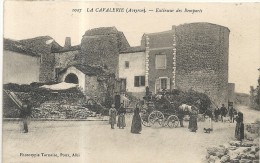 Aveyron : La Cavalerie, Exterieur Des Remparts, Attelage, Belle Carte  Animée - La Cavalerie