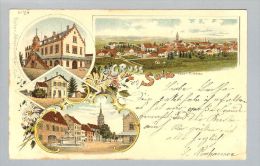 Delcampe - France 68 Sulz 1898-01-14 Litho Kos-O A.Schreyer778 - Soultz