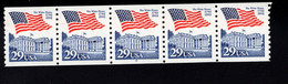 310987571 1992 (XX)  SCOTT 2609 PCN  POSTFRIS MINT NEVER HINGED  - FLAG OVER WHITE HOUSE - Roulettes (Numéros De Planches)