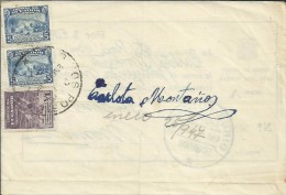 Delcampe - ECUADOR QUITO 1947 RESGUARDO GIRO POSTAL SELLOS BOXEO DEPORTE CAMPESINOS - Boxe
