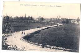 Delcampe - LANGON  Panorama De La Route De Verdelais TB - Langon
