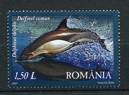 (cl.28 - P23) Roumanie** N° 5184 (ref. Michel Au Dos) - Dauphin - - Unused Stamps