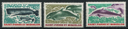 (cl.28 - P26) S.P.M. ** N° 392 à 394 (ref. Michel Au Dos) - Cachalots, Dauphins - - Unused Stamps