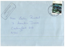 (630) Australia - Underpaid And Taxed Letter - Port Du - 1980's - Antarctica Stamp - Postage Collected From Sender - Postage Due