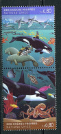 (cl.28 - P27) Nations Unies - Genève** N° 225/226 Se Tenant  (ref. Michel Au Dos) - Orque, Poissons, Dugongs, Nautile, P - Unused Stamps